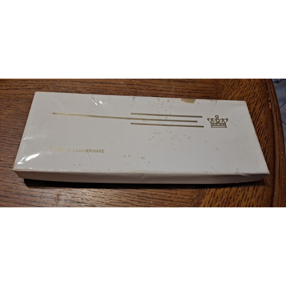 3M Service Award 1972 1million Hours Black Wallet Water Buffalo Calf Leather - Picture 6 of 6